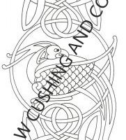 Celtic Bird in Cage - Celtic Heritage Series - pattern by P is for Primitive, 34" x 20"