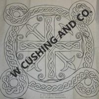 Celtic Cross Medallion - Celtic Heritage Series - pattern by P is for Primitive,  30" x 30"