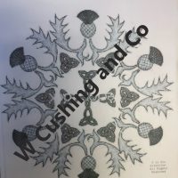 Celtic Wrap Thistle - Celtic Heritage Series - P is for Primitive Pattern, 20 x 20