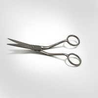 Offset Scissors 5 1/2" curved for rug hooking