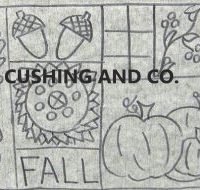 Fall Sampler - pattern by P is for Primitive, 14 x 10