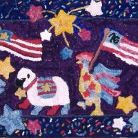 Hip Hip Hooray!, by P is for Primitive, 48" x 22"