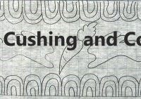 Lamb’s Tongues & Bunny Tails, pattern by P is for Primitive, 22" x 10"