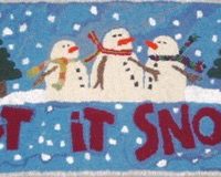 Let It Snow!, by P is for Primitive, 26" x 14"