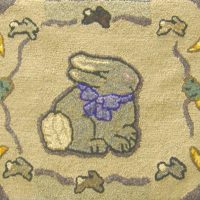 My First Rug, by P is for Primitive, 28" x 22"