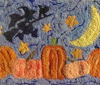 Night Ride, by P is for Primitive, 30" x 16"