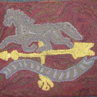 Primitive Pony/Weathervane, by P is for Primitive, 22 1/2 x 29