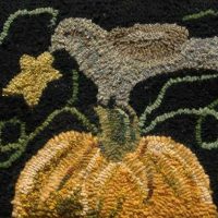 Pumpkin Perch, by P is for Primitive, 16" x 12"