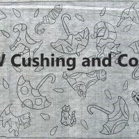 Raining Cats & Dogs, by P is for Primitive, 32" x 20"