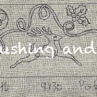 Holiday Hustle Table Runner, by P is for Primitive, 28" x 12"