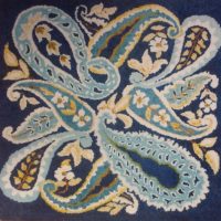 Pretty Paisley by Pearl McGown PT60 15" x 15"