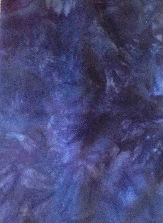 Hand Dyed Wool - Blueberry Fields of Blueberries