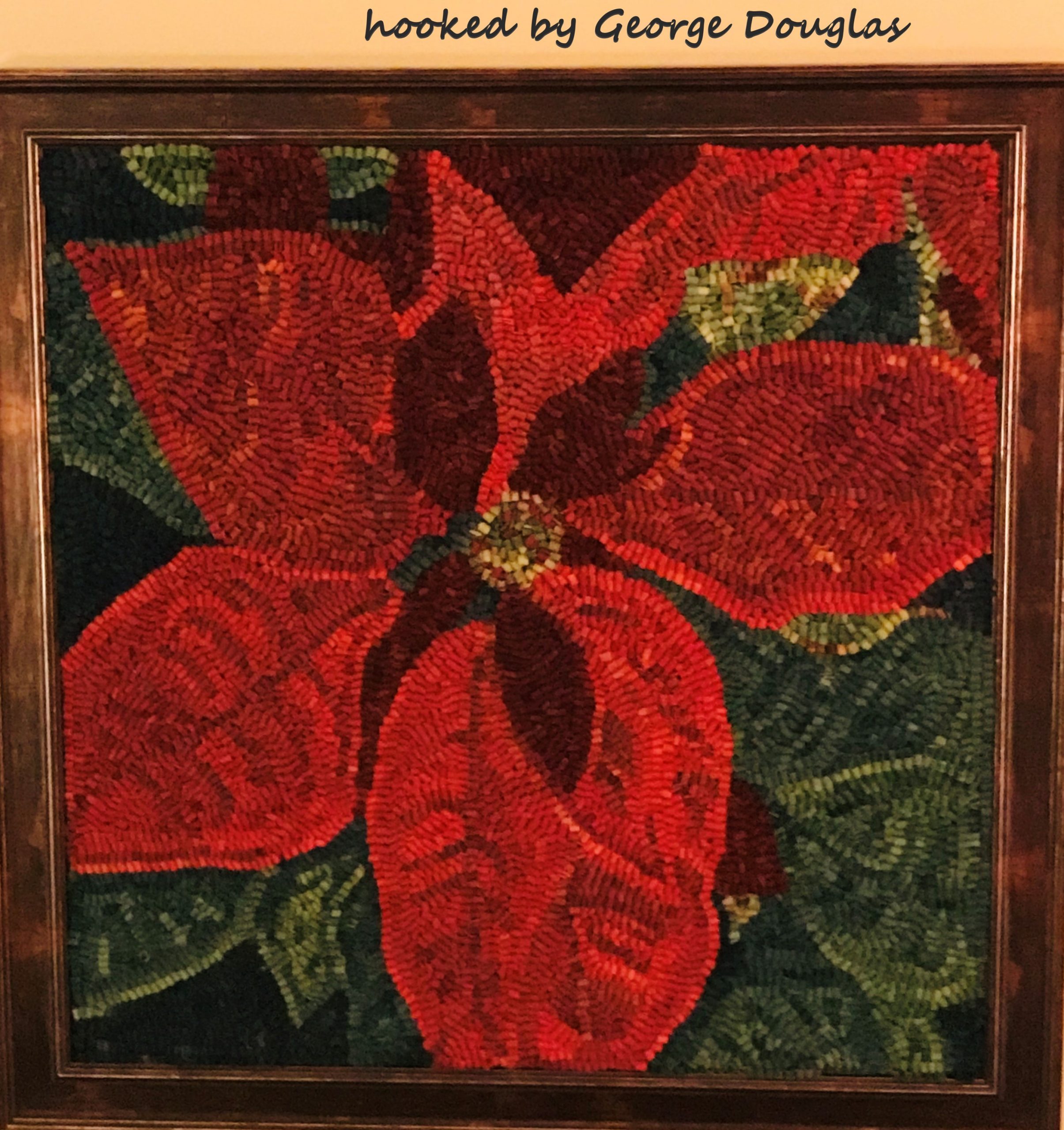 Freedom Red Poinsettia Pattern ONLY, Based on the Artwork of Mary Michola Fibich - Image 2