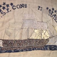 U.S.S. Constitution, 36.5" x 54.5", Ralph Burnham Pattern