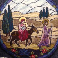 Holy Family Stained Glass Pattern by Joan Moshimer