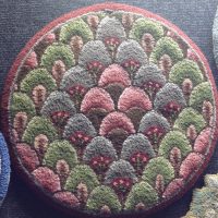 Vermont Shell Pattern 15" round by Joan Moshimer,  MCS 242