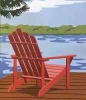 Sitting On The Dock, by Cindy Lindgren