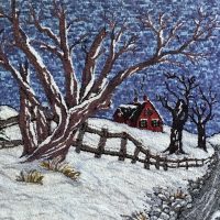 December Snows M245 by Joan Moshimer