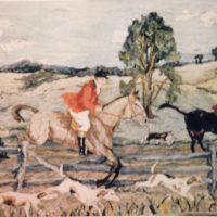 Hunt Scene OSV 203 Pearl McGown Pattern 38" x 60"