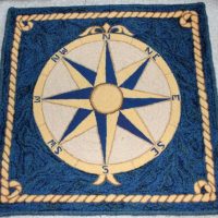 Compass Square OSV 386 Pearl McGown Pattern 38" x 38"