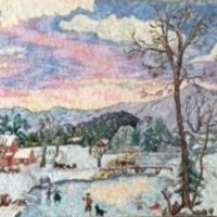 Stop at the Inn, OSV 838 Pearl McGown Pattern 26" x 40"