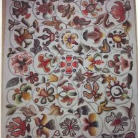 17th Century Crewel M 125 Joan Moshimer Pattern 35 1/2" x 45"