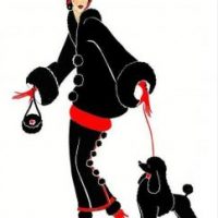 Perfect Pair, 22 x 32, Vintage Postcard Pattern From Joan Moshimer's Studio