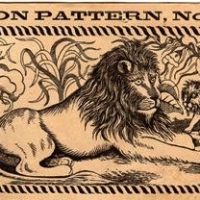 Frost's Pattern No. 7, Lion, 25" x 46",  GV 7