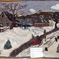 Winter in New England        M252, 28" x 40", by Joan Moshimer