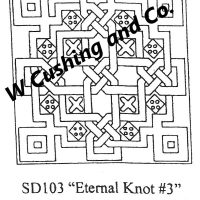 Eternal Knot #3 by Salma Dhanji, SD103 14"x 14"