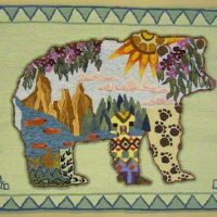 American Bear 31 x 42, SD622 by Salma Dhanji