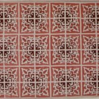 House of Tile (small) by Pearl McGown  OSV 639(A)             25" x 37 1/4"