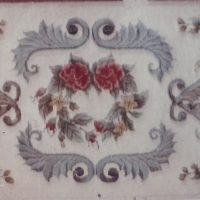 Crossed Scrolls by Pearl McGown OSV 219 27" x 53"