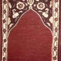 Herez Prayer Rug (small), a Ruth Hall Pattern, H468, 25" x 43"