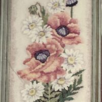 Poppies Daisies OSVP131-2, Pearl McGown Pattern 8" x 20"