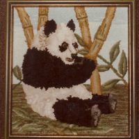 Panda  OSVP 175, a Pearl McGown Pattern,     12" x 13"