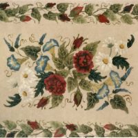 Rosebud Border OSV 618 Pearl McGown Pattern 32" x 46"
