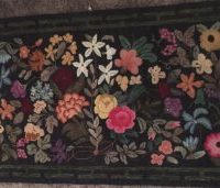 June Primitive, Ruth Hall Pattern 32" x 64", H56