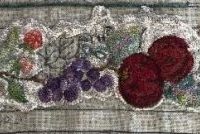 Fruit Bell Pull by Pearl McGown OSVP 110 6" x 52"