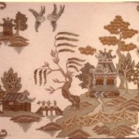 Blue Willow (large)    29" x 46", a Joan Moshimer Pattern M29