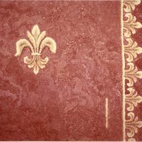 Fleur-Di-Lis 68" x 117" by Joan Moshimer M44