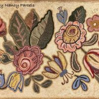 Priscilla Primitive, Ruth Hall Pattern     32" x 58", H102