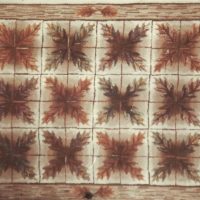 Oak Leaves Runner by Pearl McGown     OSV 8    26" x 50"