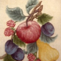 Fruit OSVP 77, a Pearl McGown Pattern,  13" x 16"
