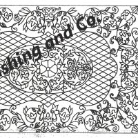 Camelot Pattern by Salma Dhanji 43 x 64 inches SD108