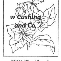 Floral Spray by Salma Dhanji, SD209, 15.5 x 17.5 inches