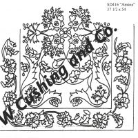 Amina Pattern by Salma Dhanji 37.5" x 54" SD416