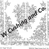 Saqi Pattern by Salma Dhanji  49 x 64 inches    SD433