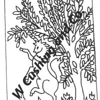 Dancing Unicorn Pattern by Salma Dhanji SD607 20 x 30 inches