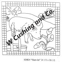 Ham-let Pattern by Salma Dhanji     SD824   24.5 x 26.5 inches